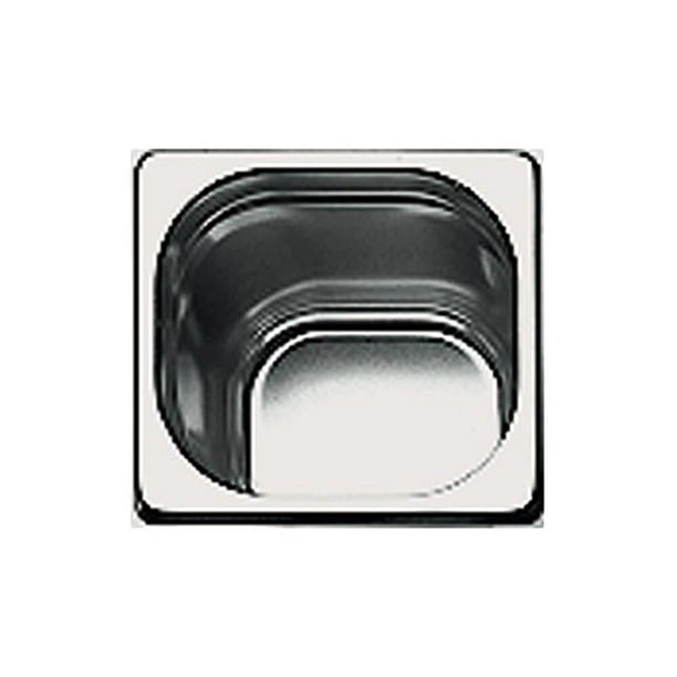 Paderno World Cuisine 12 3/4 inches by 6 1/4 inches Stainless-steel Hotel Pan 1/4 depth: 6 inches Paderno World Cuisine 12 3/4 inches by 6 1/4 inches Stainless-steel Hotel Pan 1/4 depth: 6 inches